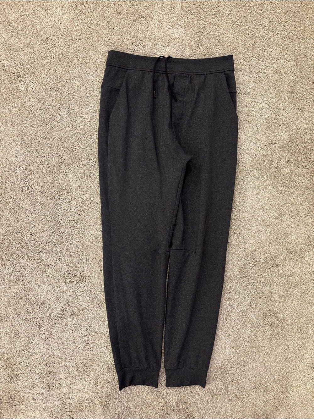 Lululemon Intent Jogger Heathered Black Mens M Activewear Sweatpants Gym Workout